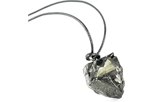 Karelian Heritage Elite Shungite Pendant | Minimalistic Black Crystal Jewelry | Defender Shield Protection Necklace Raw Stone | Chakra Healing Crystal Necklace, Reiki Meditation, Grounding