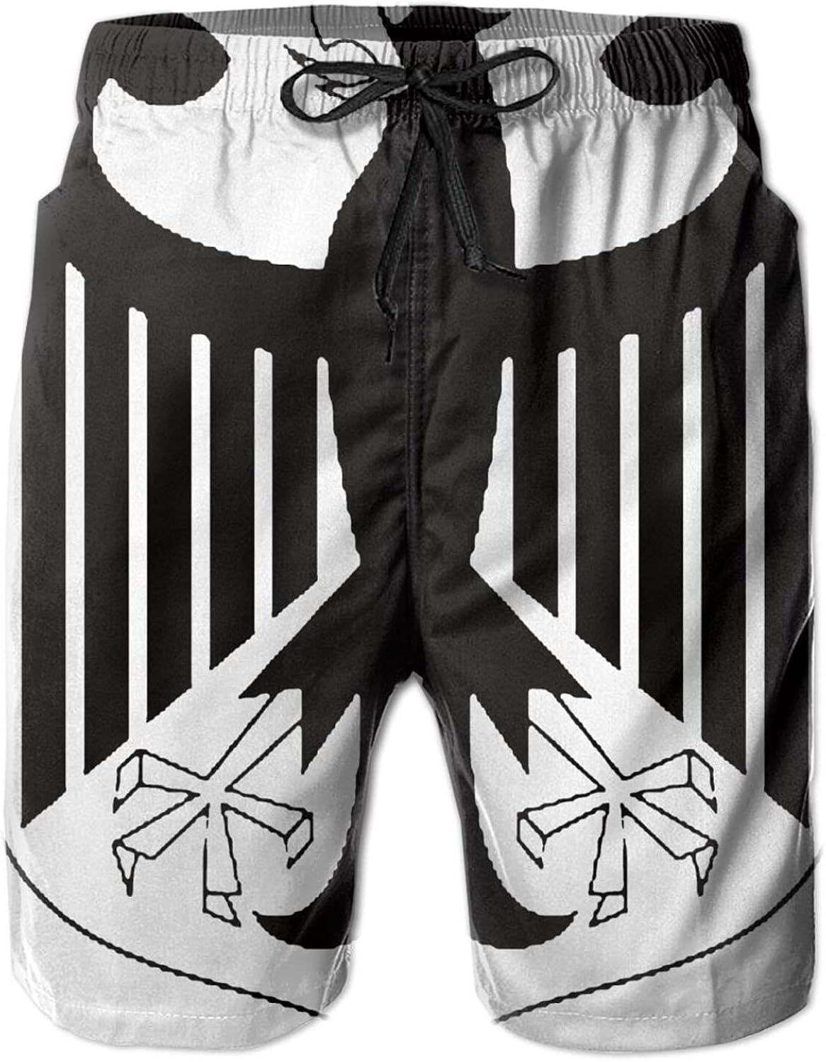 N //A Flag of Germany Men's Swim Shorts Quick Dry Athletic