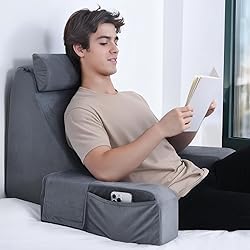 ENITYA Reading Pillow with Arms for Bed