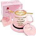 Coffee Mug Warmer & You are Awesome Mug Set, Coffee Gifts Set for Women Christmas, Coffee Warmer for Desk Auto Shut Off, Coffee Cup Warmer, Office Gifts for Women for Christmas