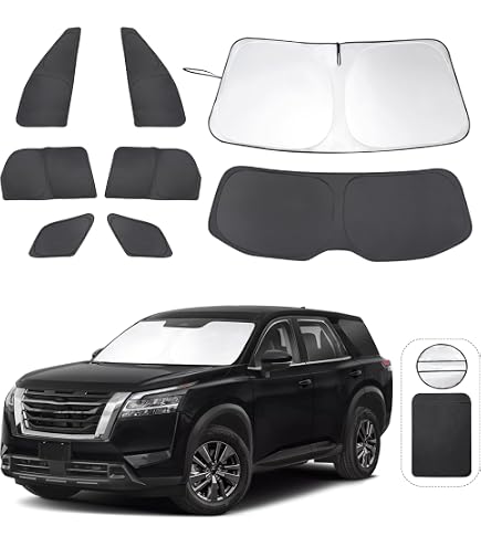 Amazon.com: KMF 8pcs Thicken Full Window Sun Shades for Nissan