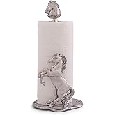 Arthur Court Designs Aluminum Horse Decorative Paper Towel Holder Aluminum Metal 14.5 inch Standing Tall