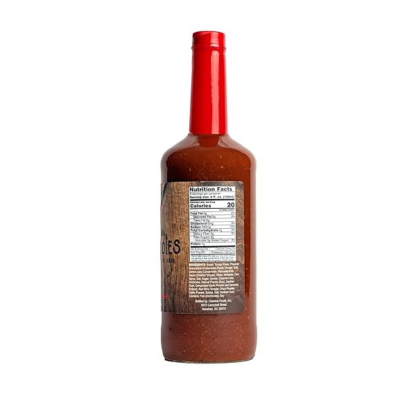 HUNGBLOODIES HORSERADISH CRAFT BLOODY MARY MIX 32 OZ “FIGHT THE HANG WITH THE HUNG”