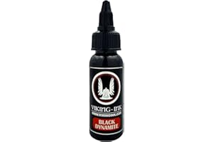 VIKING INK Tattoo Ink BLACK DYNAMITE colour (1 unit x 1 oz)