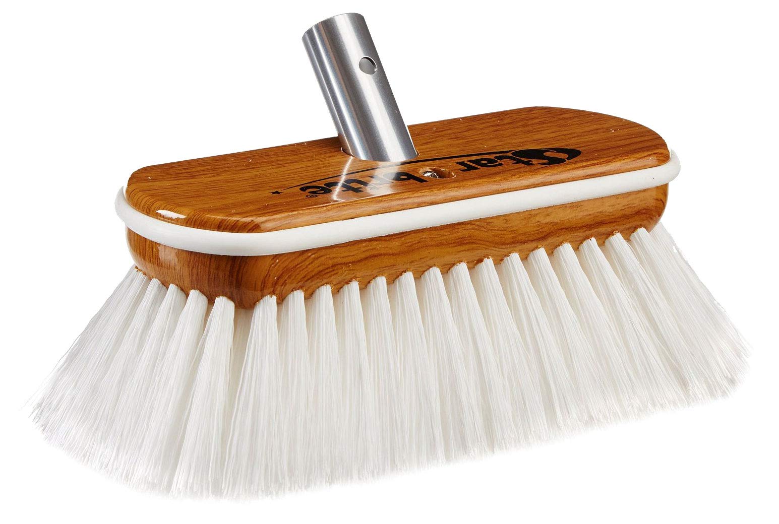 STAR BRITE Premium 20 cm Synthetic Wood Block Brush with Bumper - Scrub