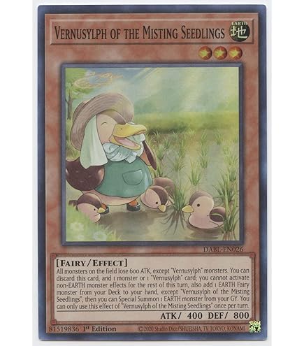 Amazon.com: Yu-Gi-Oh! Vernusylph of The Flowering Fields - POTE-EN018 -  Common