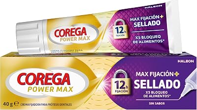 Max Fixation + Selação, Creme para Dentaduras, 70 g