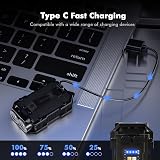 ETENTOUS LED Flashlight Torch 1100 Lumens USB-C Rechargeable Pocket Keychain view 6
