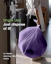 Pureegg Plastic Table Cloth Disposable 10 Pack, 54