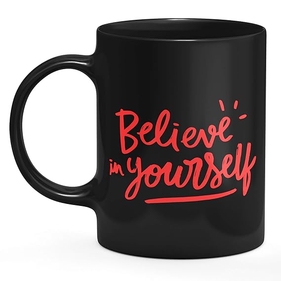 Buy Ohio Black Printed Microwave Safe Ceramic Coffee Mugs for Home