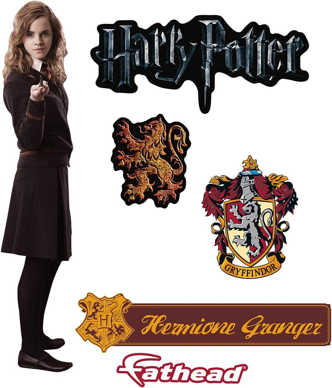 FATHEAD Hermione Granger-Large Officially Licensed Harry Potter Removable Wall Decal