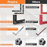 Preciva 90 Degree Right Angle Positioning Square Clamp 140mm 2 Sets view 3