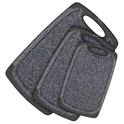 KIMIUP Kitchen Cutting Board (Set of 3),Professional Chopping Boards Sets,Dishwasher Safe Cutting Boards With Juice Grooves & Carrying Handle & No BPA