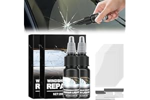 EZBNG Upgrade Windshield Crack Repair Kit, 2024 New Windshield Crack Repair Fluid Window Automotive Windscreen Tool, Car Glass Repair Glue Scratch Chip Cracks Repair Kit (2 Sets)