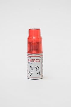 A-MTIRAZZ 12.5% E.C. Natural Ticks, Fleas and Mites Repellent Spray for Cow/Goat/Camel, 15 ml