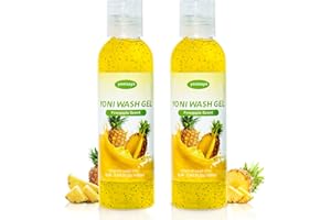 YONISAYO 2 PCS Yoni Wash for Women Ph Balance, Feminine Wash Yoni Body Wash for Intimate Moisturizing Remove Odor, Vaginal Wash Deodorant Pineapple Scent
