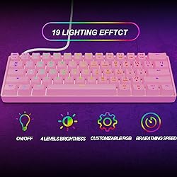 targeal 60% Mechanical Gaming Keyboard - 61 Keys