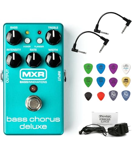 Amazon.com: MXR M83 Bass Chorus Deluxe Pedal w/ 9V Power