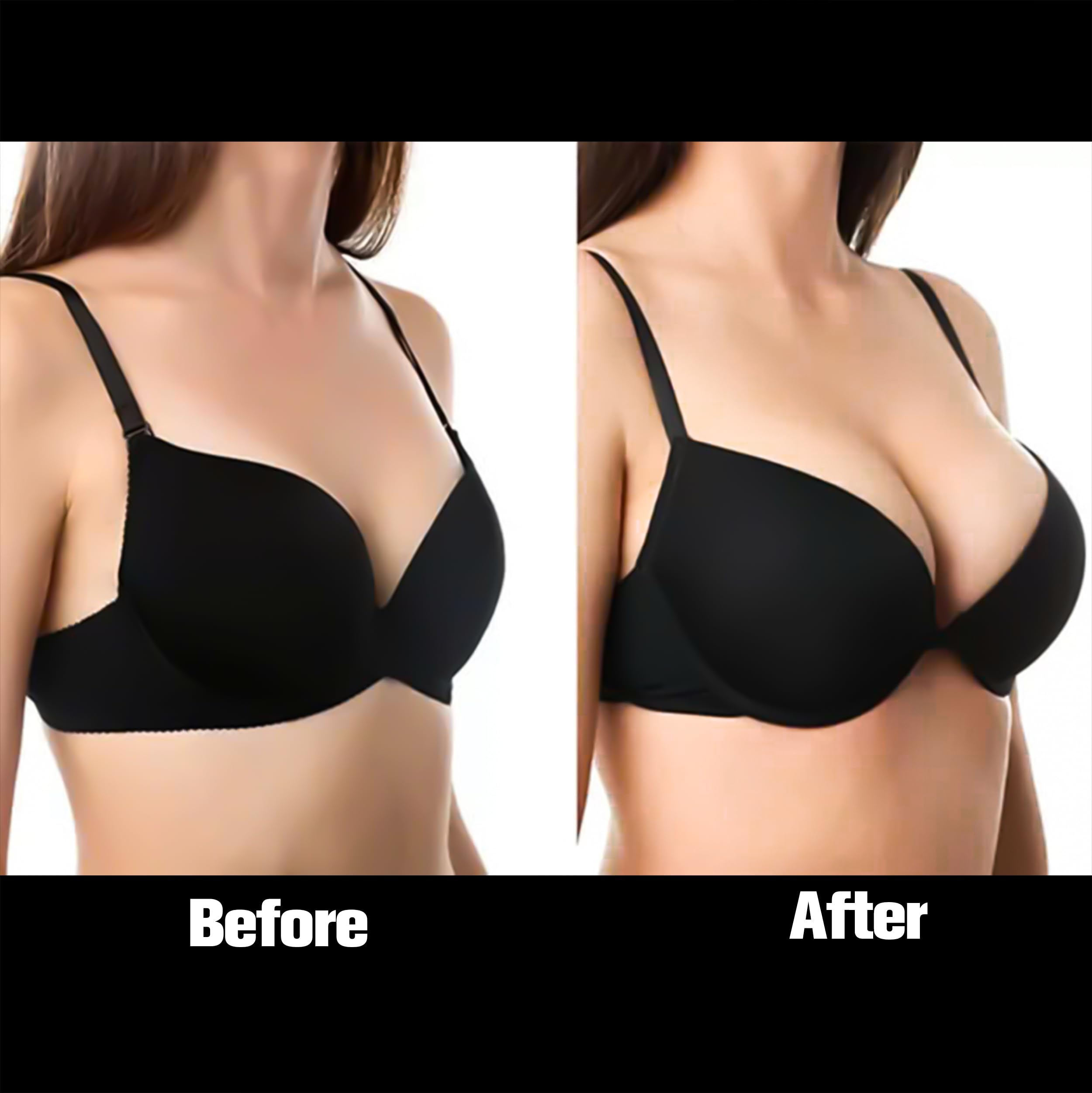 Electric Breast Massager for Women – Chest Enlargement Enhancer and Lift Care with Hot Compress Function, USB Waterproof Stimulators to Enlarge and Augmentation