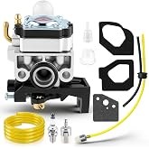 FG110 Carburetor for Honda HHT25S Trimmer, GX25 Series 4 Cycle Engine | Replace Part #16100-Z0H-053 16100-Z0Z-034 16100-Z0H-824 16100-Z0H-825, with Air Fuel Filter Turn Up Kits