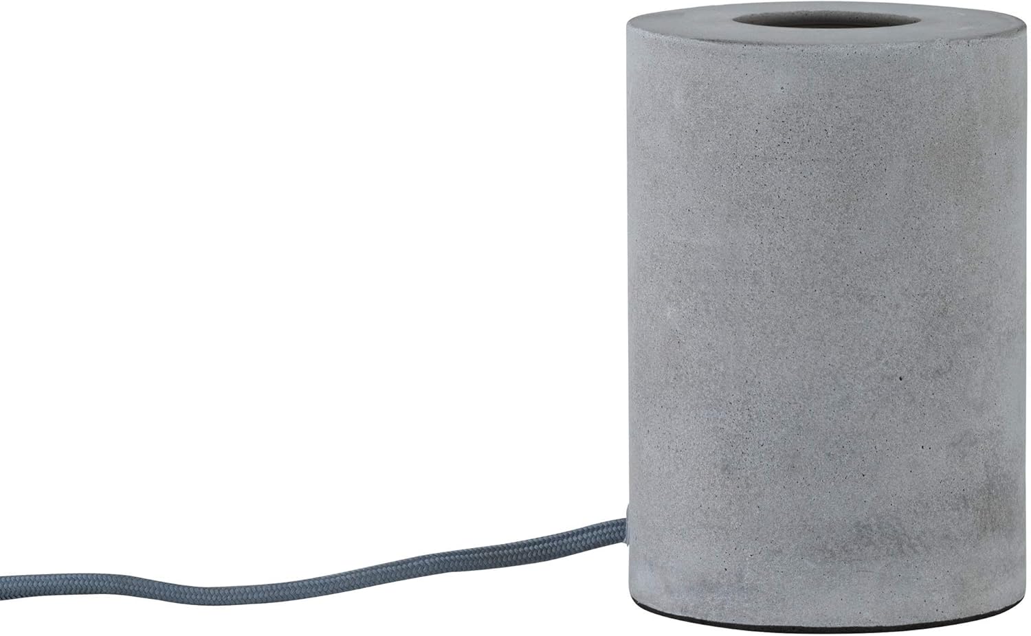 Paulmann 79621 Neordic Mik Table luminaire Round max. 1x20W Table lamp for E27 Lamps Bedside lamp Grey 230V Concrete Without lamp