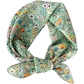Pemilosci Cotton-Blend Bandana, Head Scarf, Headband, Head wrap, Hair Neck Scarf for Women 22 x 22 inch
