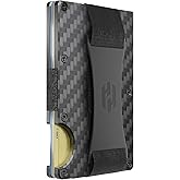 Hayvenhurst Wallet For Men - Reinvented Design Men's Wallet - Slim, Minimalistic & Seamless, Blocks RFID Scanners with a Cash Strap (Carbon Fiber) | Reinvented Design, Slim, Minimalistic, Seamless, Blocks RFID Scanners, Cash Strap