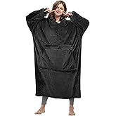 Catalonia Oversized Blanket Hoodie Sweatshirt, Fleece Pullover with Large Front Pocket, for Adults Men Women