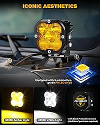 Auxbeam XP-Ultra Series 3" 80W Cube LED Pods White