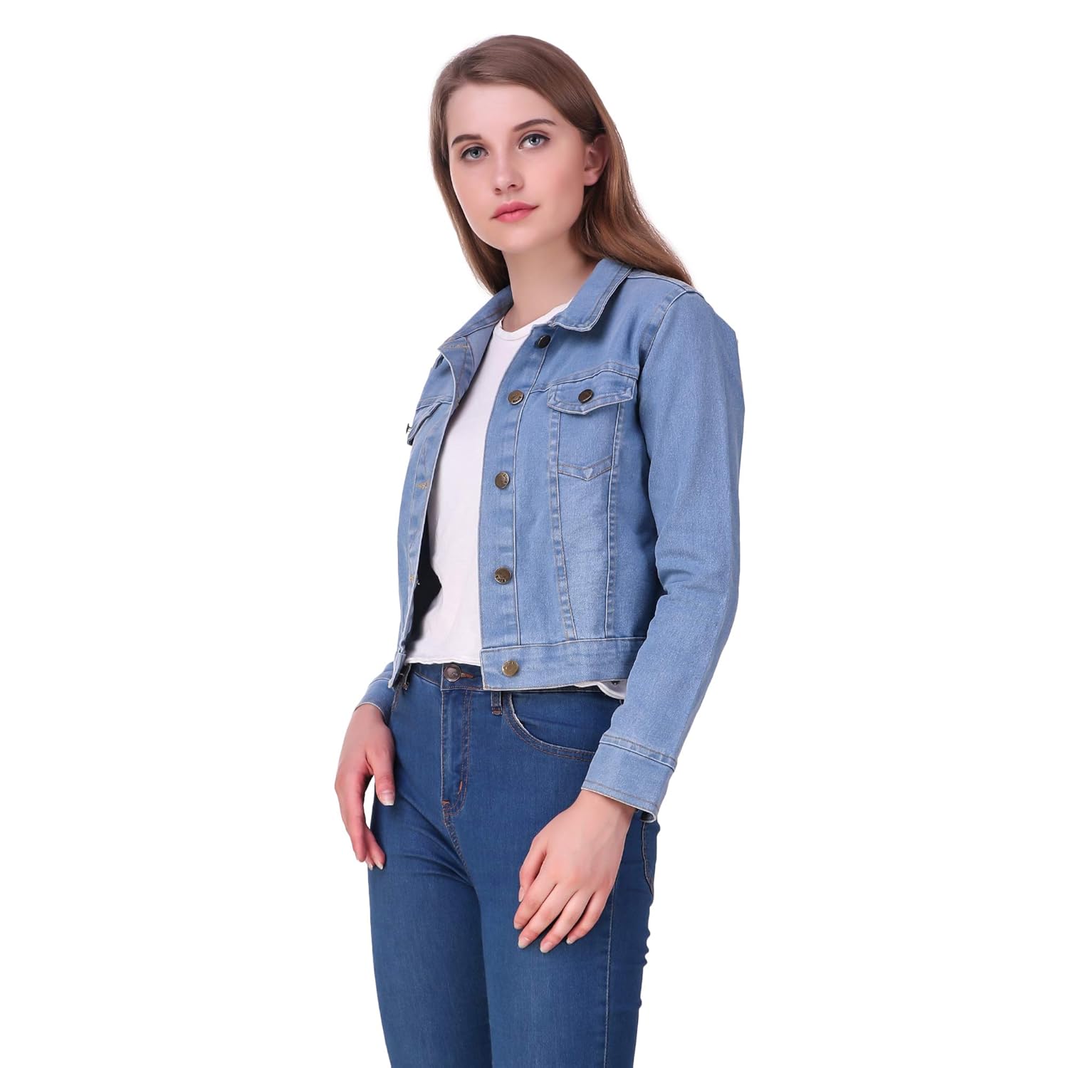 clo clu women's denim jacket