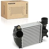 A-Premium Turbocharger Intercooler Compatible with Volkswagen | for Jetta 2003 2004 2005, Golf 2003-2006, 1.8L 1.9L Turbocharged, Replace# 1J0145803T, 1J0145803F