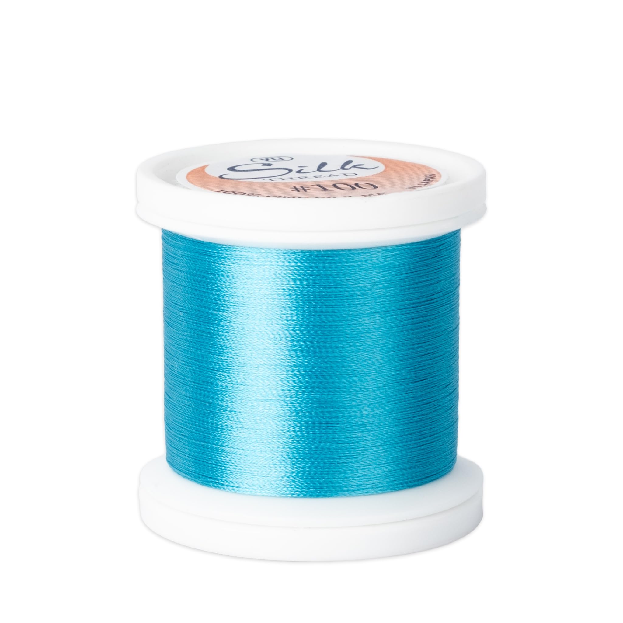 YLI Corporation 200 m 100 Weight Silk Thread, Turquoise