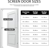 YRH Magnetic Fly Screen Door 120x220cm Heavy Duty Self-Sealing Mesh view 2