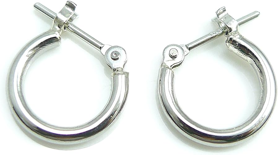 Amazon プラチナ Pt900 フープピアス 1 5mm X10mm 両耳分 1ペア レディース フープピアス 1 5x10mm両耳 ピアス 通販