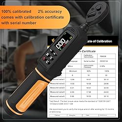 Uharbour Digital Torque Wrench 1/4 Drive, 1.1-22.1