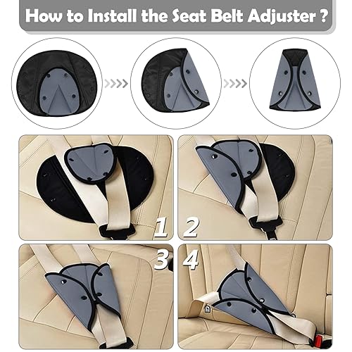 Seat Belt Cover Pad Seatbelt Adjuster, Kids Seatbelt Cushion
