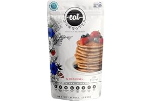 EAT G·A·N·G·S·T·E·R eat G.A.N.G.S.T.E.R. Vegan Pancake & Waffle Mix - Allergy-Friendly Baking Mix, Grain-Free, No Dairy, Nuts, Gluten, Dairy - For Paleo & AIP Diets, Fluffy Pancake & Crispy Waffle Breakfast Food