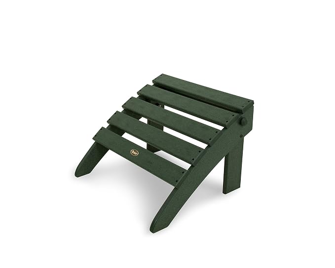 Classic White Trex Outdoor Furniture Txo53cw Cape Cod Folding Ottoman Patio Lawn Garden Patio Seating