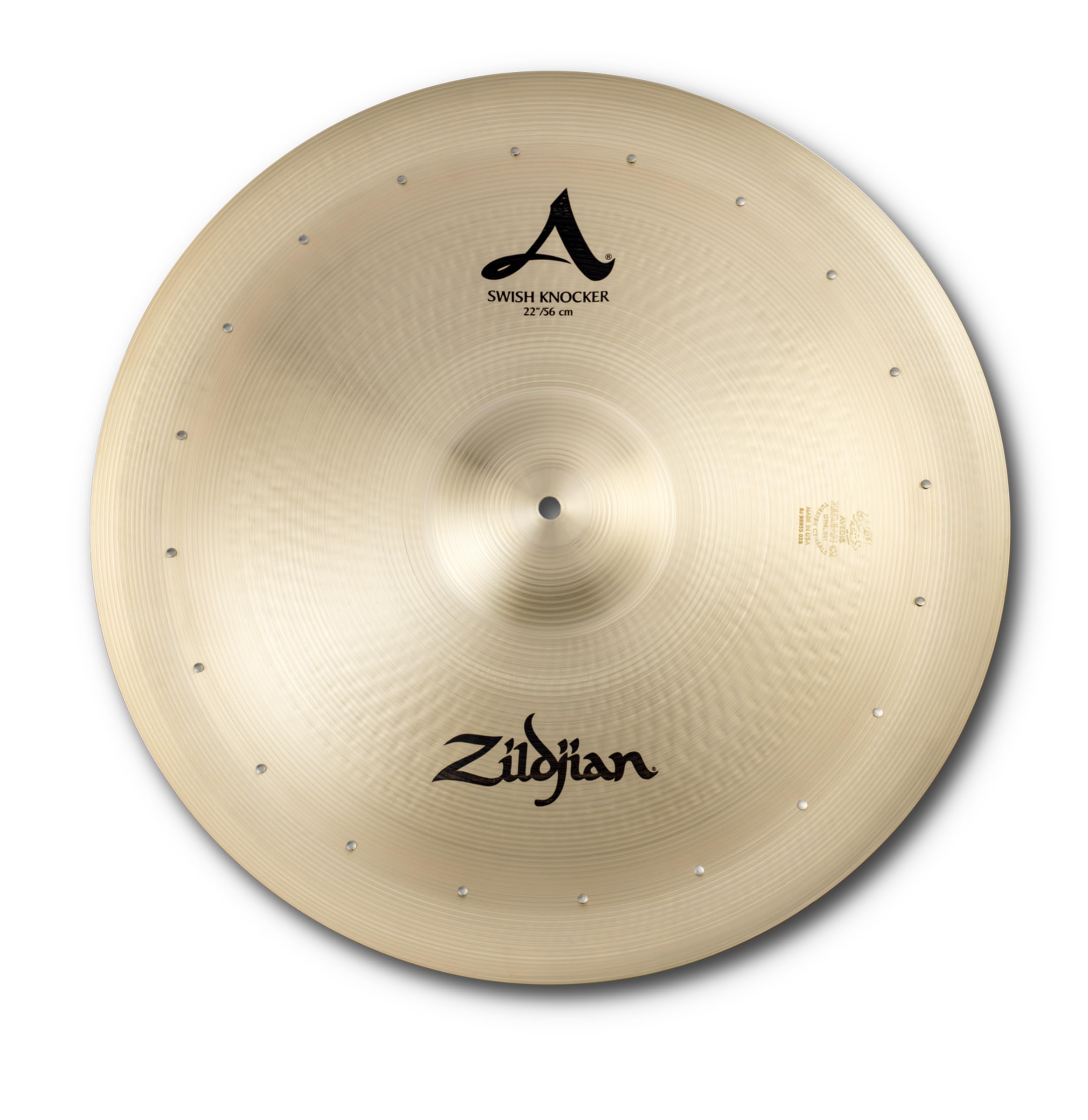 Zildjian A Zildjian Series - 22 Inch Swish Knocker Cymbal with 20 Rivets