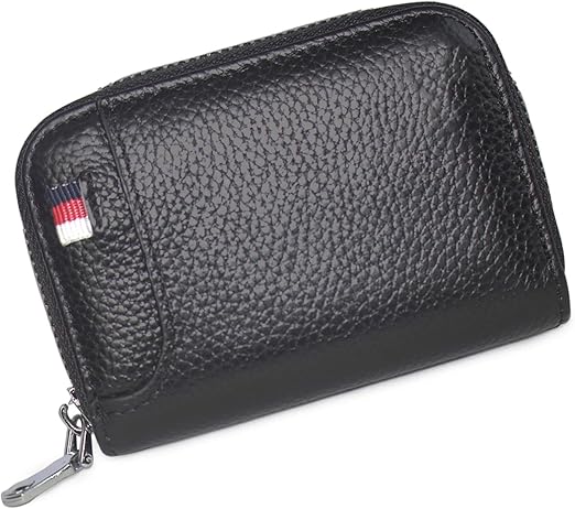 T-Cobbler Kleine Leder-Akkordeon-Geldbörse, RFID-blockierende