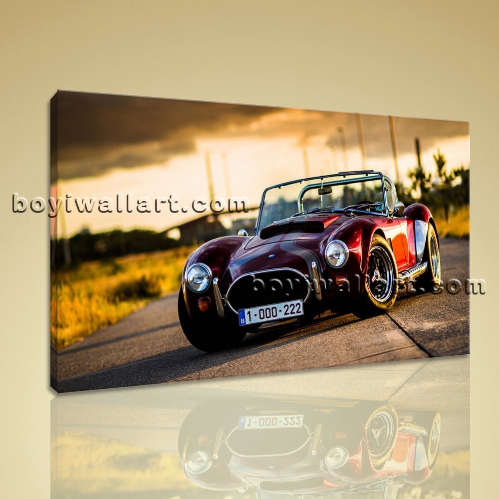 Amazon.com: Large Shelby Cobra Other Wall Art Canvas Print Home Decor