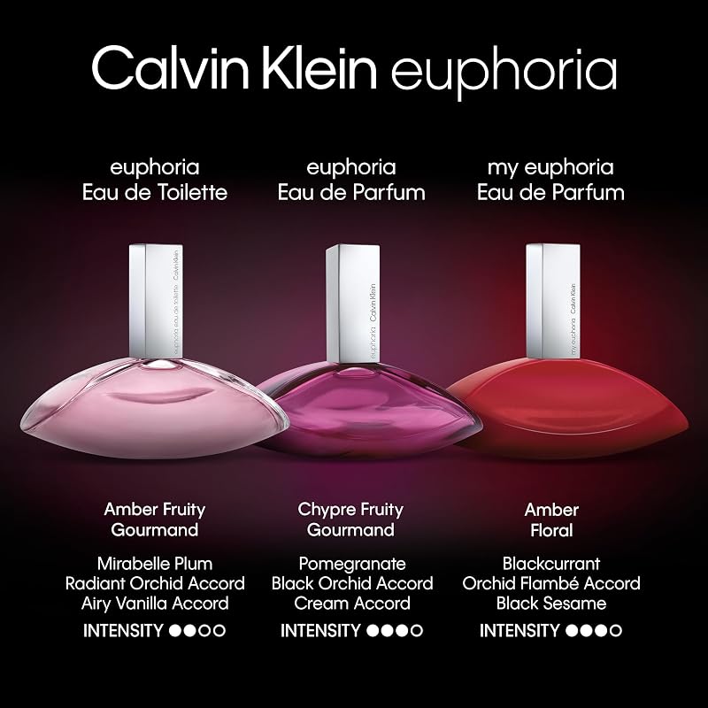 Euphoria Eau de Parfum Feminina | Fragrância feminina com notas de romã, orquídea preta e madeira de mogno | 160 ml