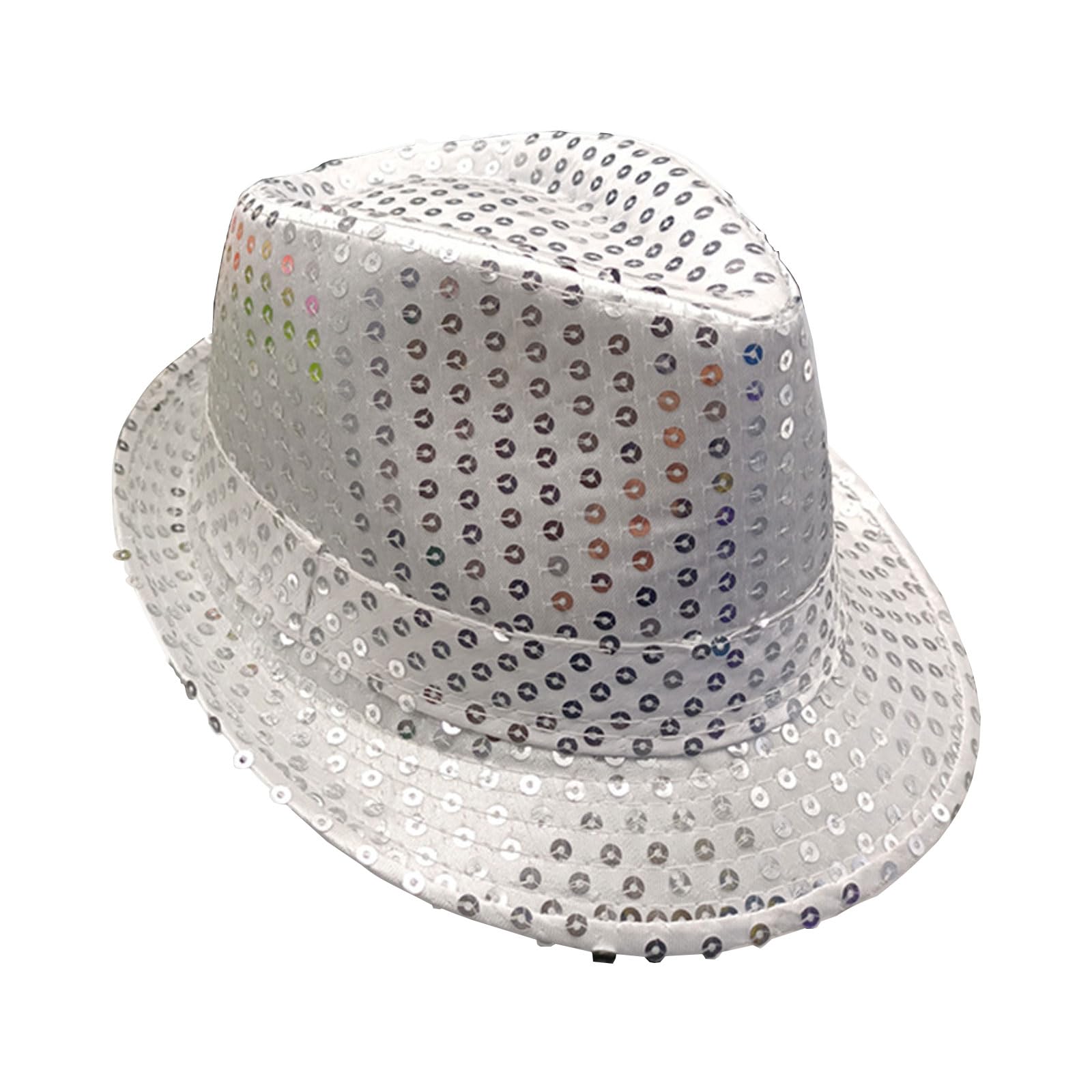 AWAVM Costume Kids Hat for Boy Girls Western Jazz Dance Hat White