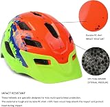 EXCLUSKY Kids Bike Helmet 50-57cm Adjustable 5-13 Years EU CE view 3