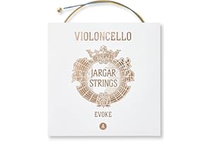 Jargar Evoke Cello A | Multi Alloy Carbon Steel Core Cello String for Professionals and Aspiring Cellists | Brilliant, Round, and Focused Sound with Elegant Timbre | Made In Denmark | A-String