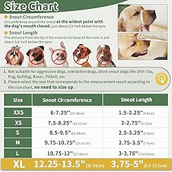 Mayerzon Dog Muzzle, Patented Mesh Muzzle with