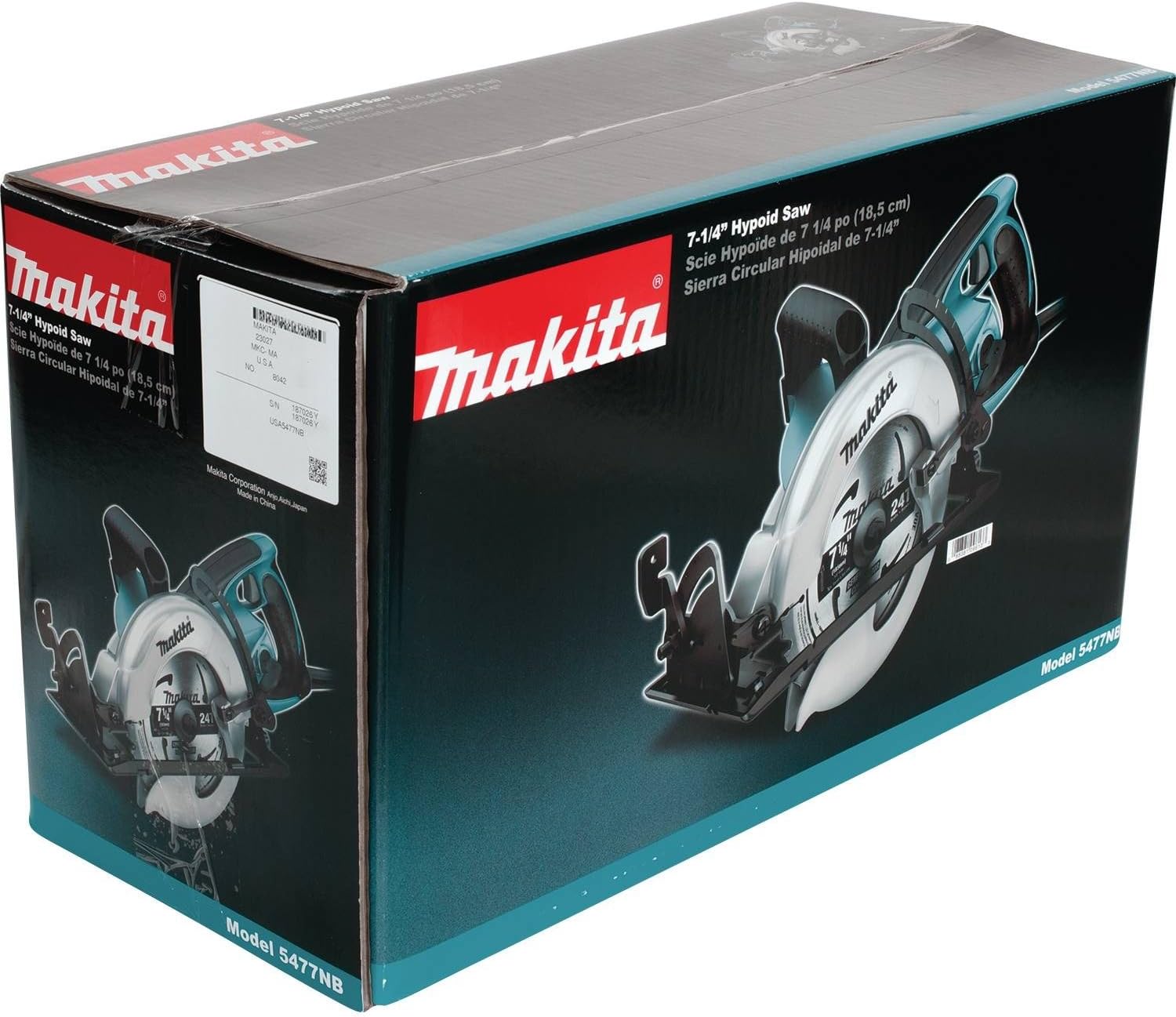 Makita 5477NB 7-1/4" Hypoid Saw - Power Circular Saws - 
