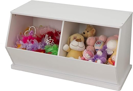 white childrens storage units