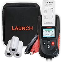 LAUNCH BST-860S Battery Tester with Printer, 12V 24V Automotive Digital Battery Analyzer, Starter Charging System and Voltage