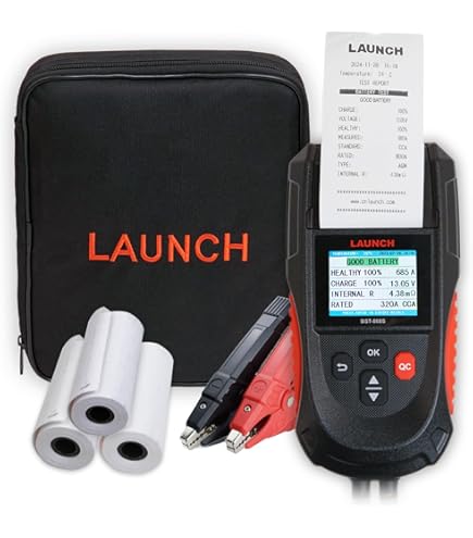 AUTOOL Testeur De Batterie Auto 12V 24V - Analyseur Charge 30-2000 CCA Avec Écran Couleur